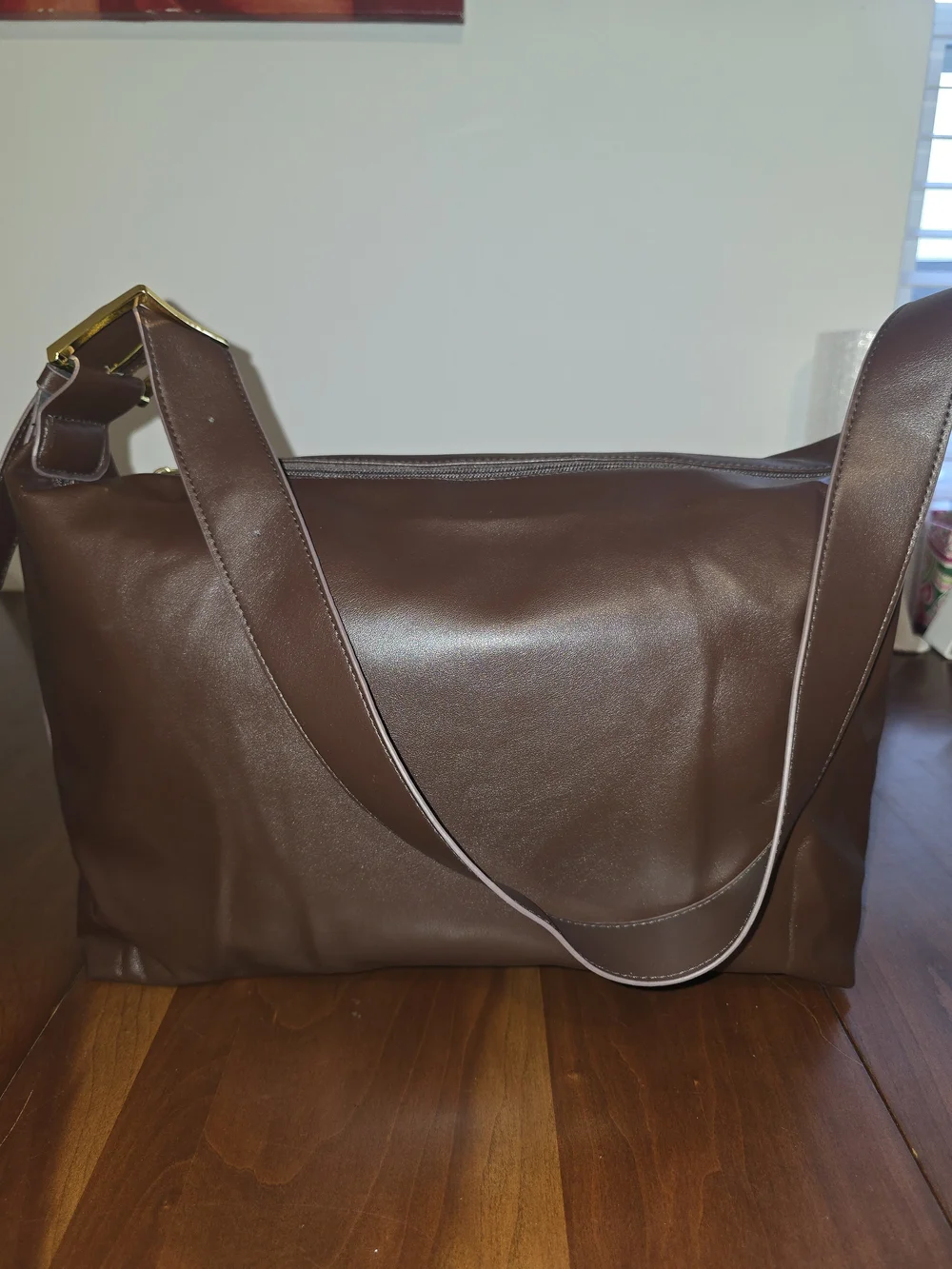 Adornia Feaux Leather Shoulder Bag, New without Tags